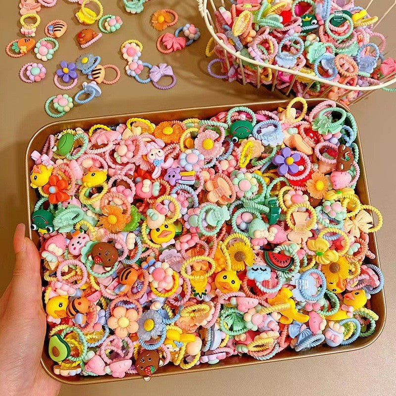 Wholesale Children's Hair-friendly Rubber Band Hair Ties